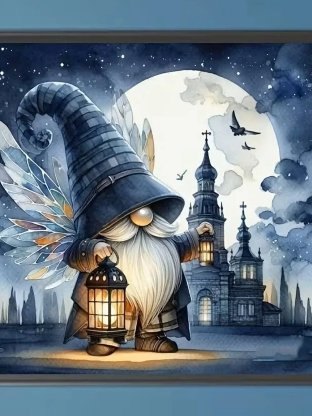 Gnome Themed 5D DIY Diamond Painting Kit